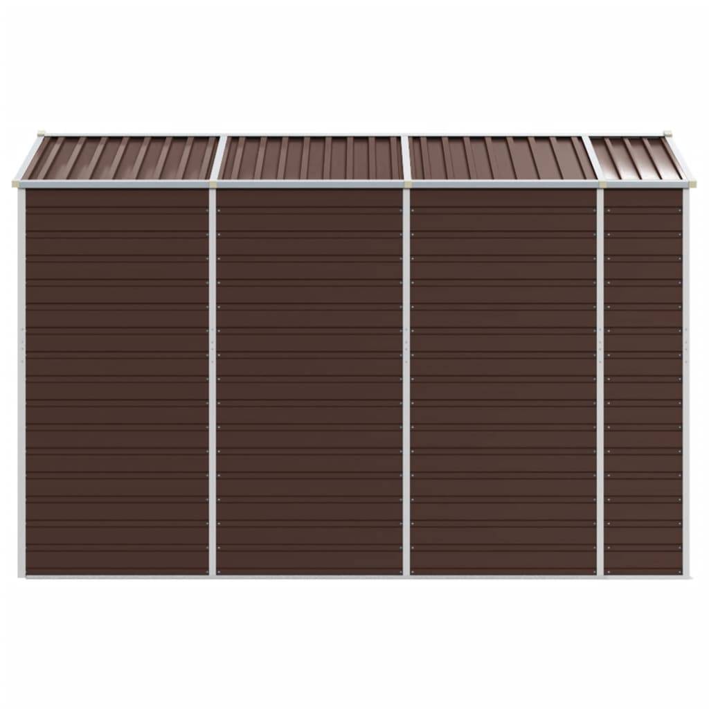 Vidaxl - Abri de jardin marron 191 x 300 x 198 cm en acier galvanisé vidaXL 3188266 - Image 7