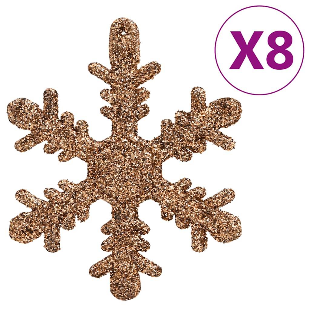 Vidaxl - Ensemble de boules de Noël 111 pièces doré rose polystyrène vidaXL 356112 - Image 9