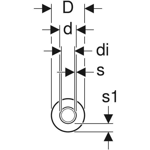 Tube multicouche GEBERIT Flowfit - Avec pré-isolation ronde, en couronne - Ø 20 mm x L. 50 M - 619.111.00.1 - Image 4