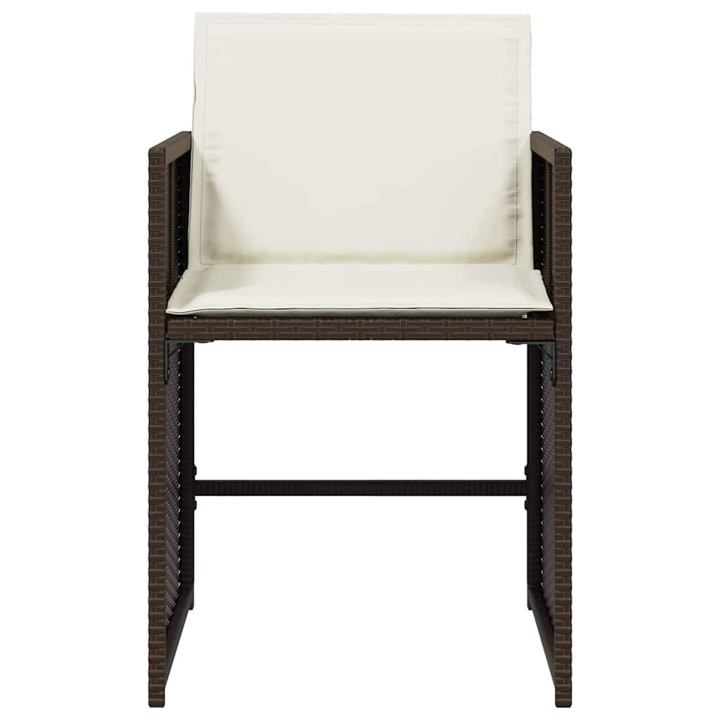 Chaise bois composite 4 places rotin marron  50,5 x 54 x 79 cm  - Prolenta premium  p3124.0 - Image 5