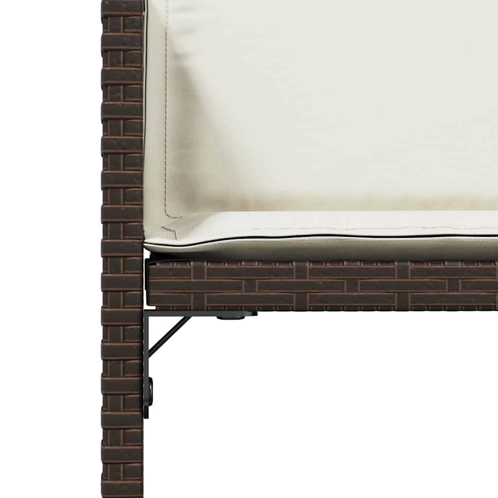 Chaise bois composite 4 places rotin marron 50,5 x 54 x 79 cm - Prolenta premium p3124.0 - Image 9