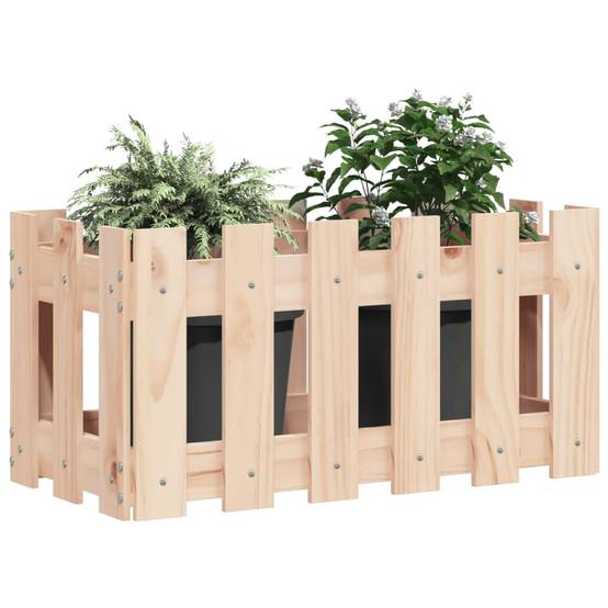 Prolenta Premium - Jardinière bois marron 60 x 30 x 30 cm - Prolenta premium p318.6 - Image 3