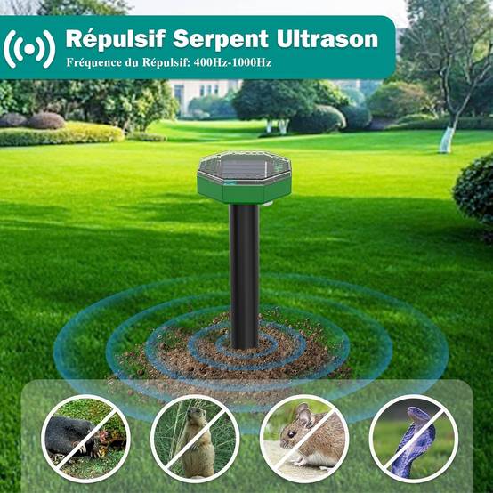 Répulsif Solaire Anti-Taupes 6 Pièces - Ultrasons 650 m² - Écologique - Living123 - Image 4