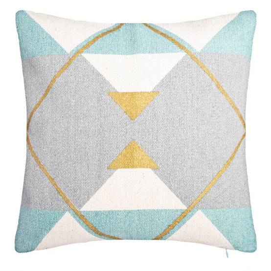Housse de Coussin Imprimé "Geom" 40x40cm Multicolore - Image 1
