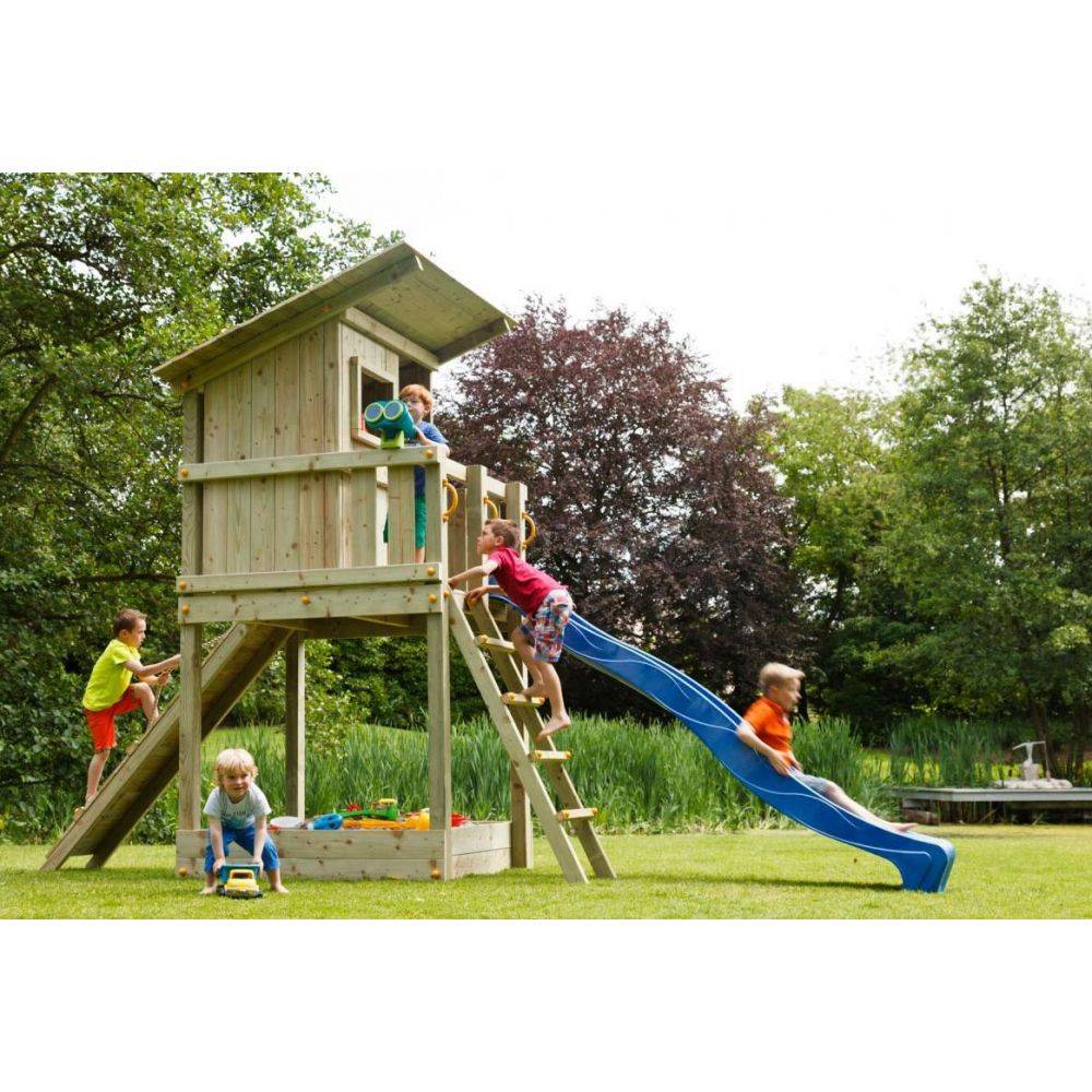 Kbt - Glissière de toboggan bleue en PEHD Rex 230cm Bleu - Image 2