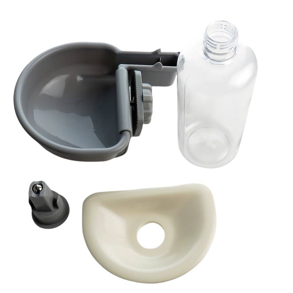 Animallparadise - Gamelle d'eau a fixer sur cage métal, anti débordement, 480 ml, pour chien - Image 4