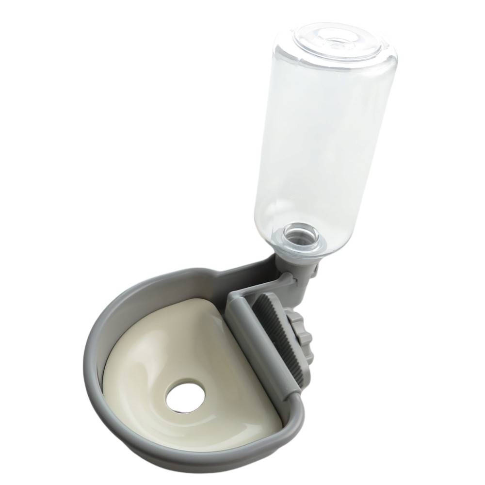 Animallparadise - Gamelle d'eau a fixer sur cage métal, anti débordement, 480 ml, pour chien - Image 1