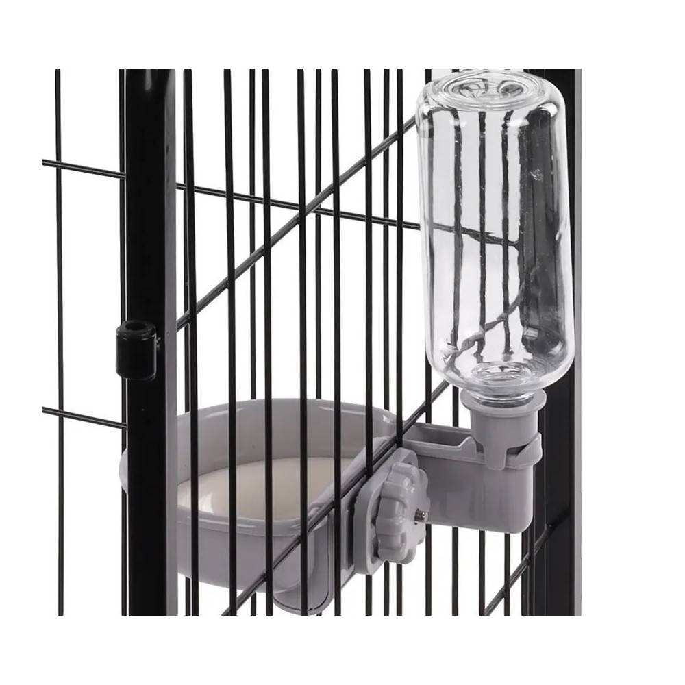 Animallparadise - Gamelle d'eau a fixer sur cage métal, anti débordement, 480 ml, pour chien - Image 2