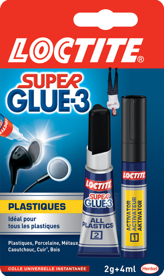 Loctite - SUPERGLUE-3 SPECIAL PLASTIQ 2GR+4ML - Image 4