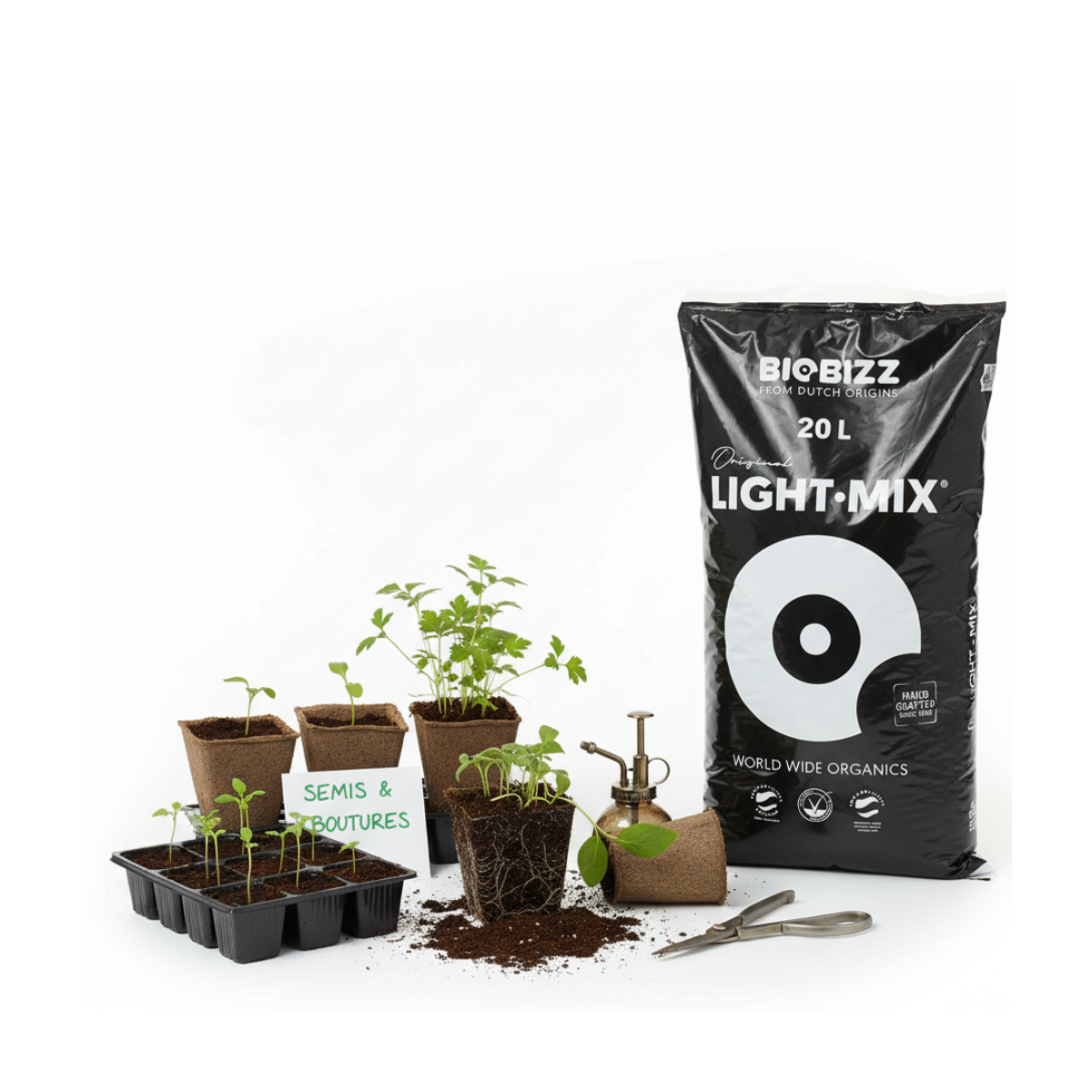 Terreau LIGHT.MIX en sac de 20 litres - BIOBIZZ - Image 4