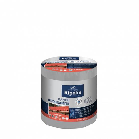 Ripolin - Bande d'étanchéité Adhésive ripolin, 3 m x 10 cm, gris - Image 4