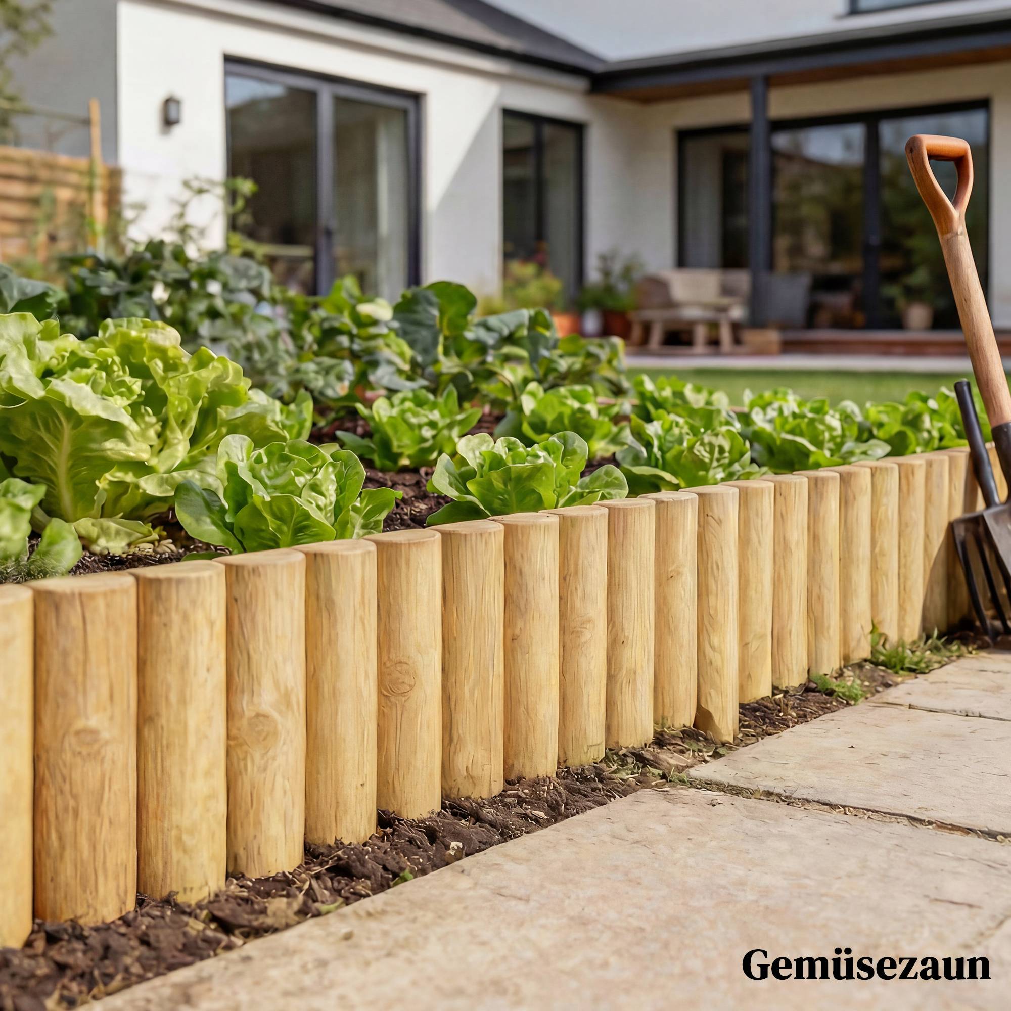 ComfortXL - Clôture de jardin bois de sapin 176 x 30 cm naturel pour massifs pelouse terrasse bordure décorative - Image 8