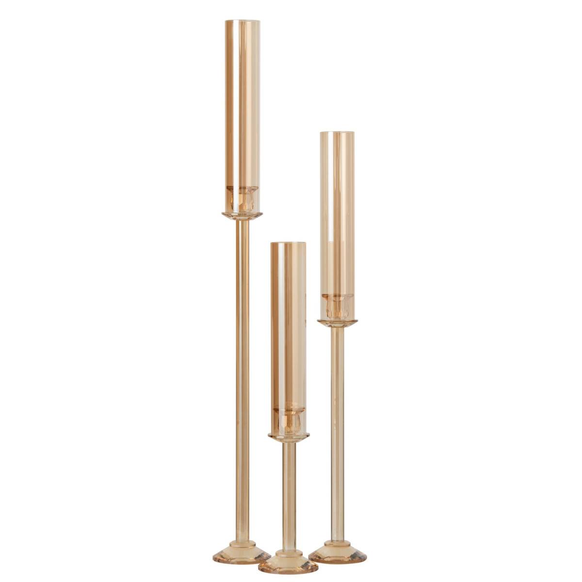 J-Line - Chandelier Design en Cristal "Wendy" 61cm Doré - Image 3