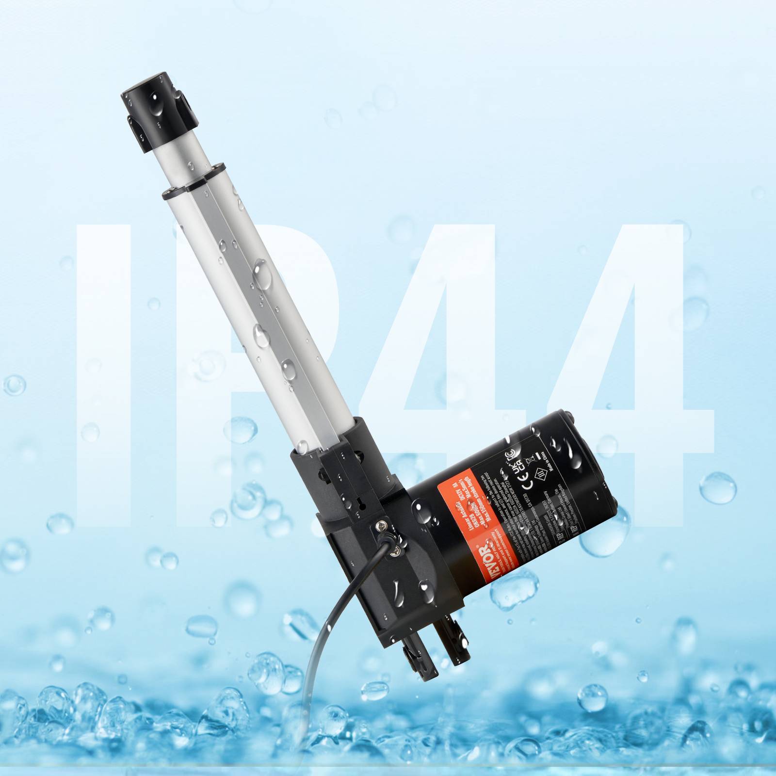 VEVOR Actionneur linéaire 12V 150mm 6000N 5mm/s, IP44, pour portes électriques, machines industrielles, navires. - Image 8