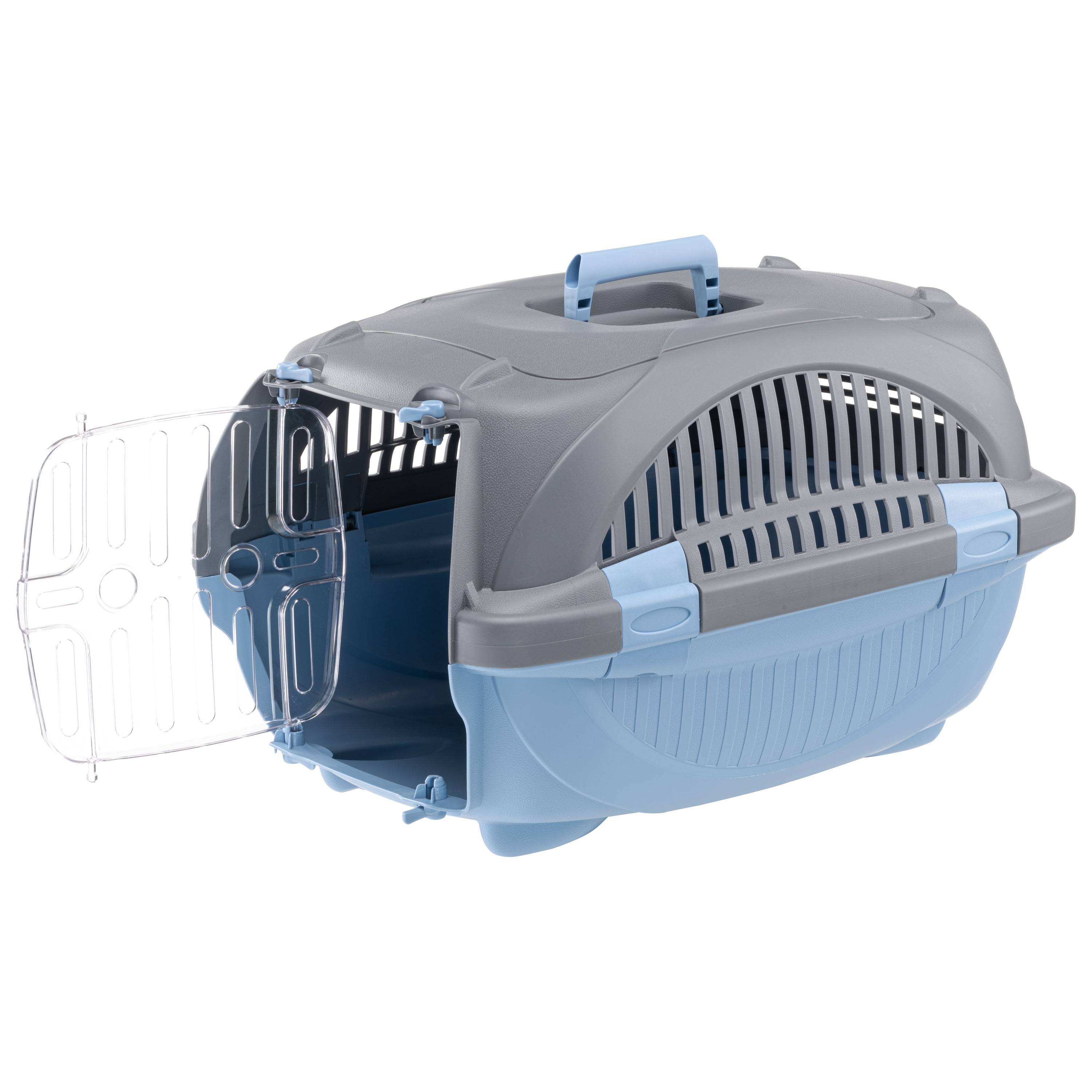 Ferplast - Ferplast Caisse de Transport Chat RIDER, Cage de Transport Chiens Petits et Chats jusqu'à 7 kg, Porte Transparente Antichoc, Fentes d'aération, Boite - Image 2