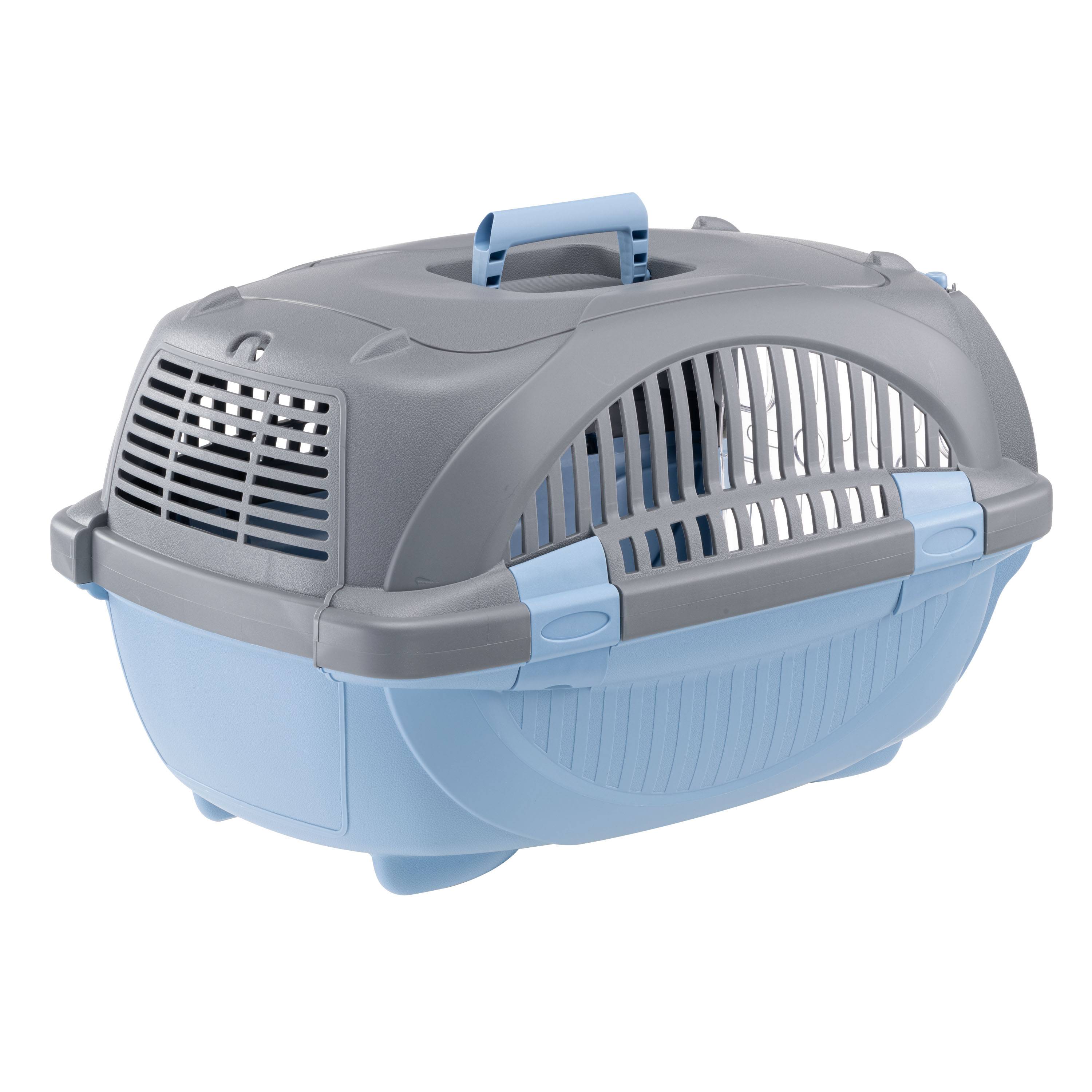 Ferplast - Ferplast Caisse de Transport Chat RIDER, Cage de Transport Chiens Petits et Chats jusqu'à 7 kg, Porte Transparente Antichoc, Fentes d'aération, Boite - Image 3