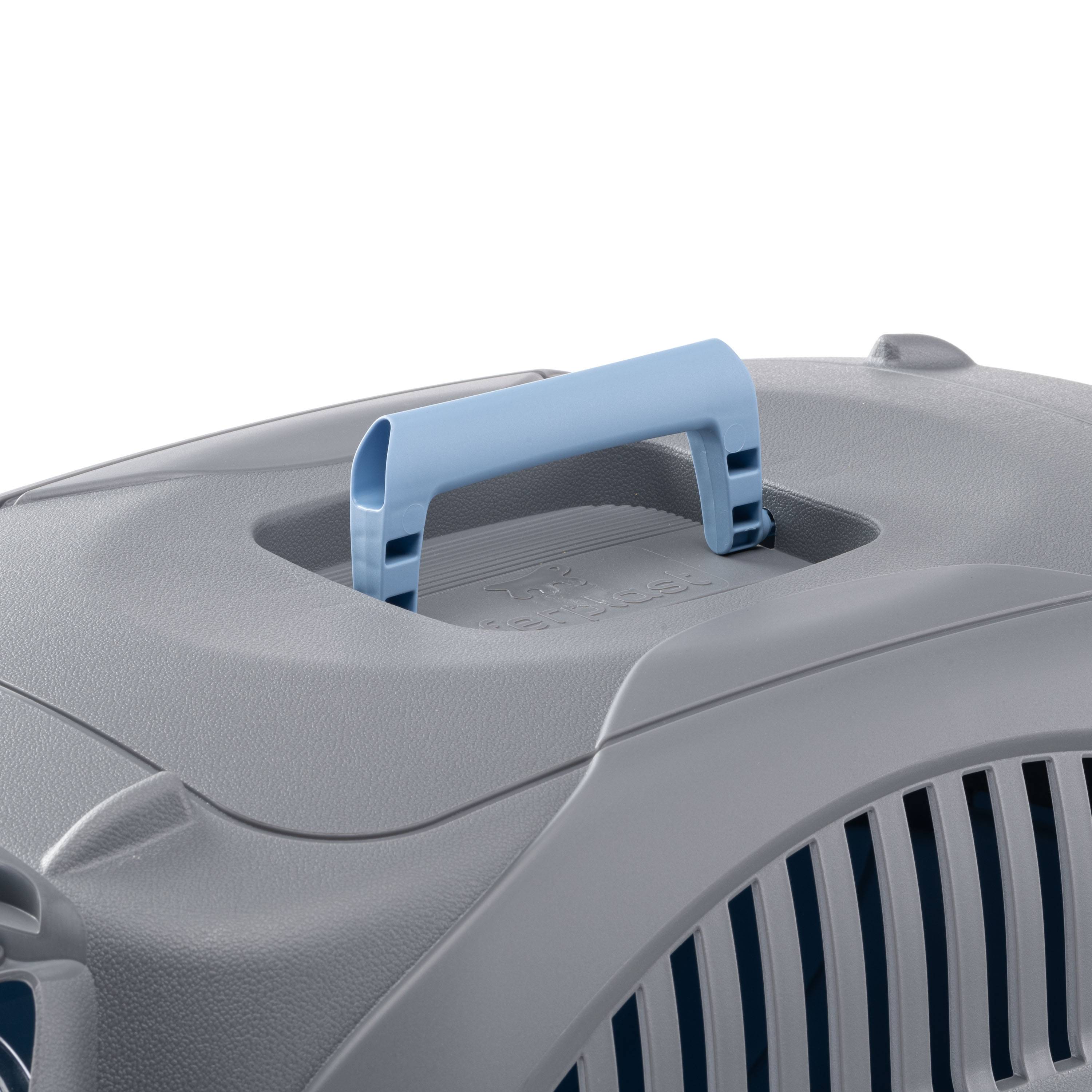 Ferplast - Ferplast Caisse de Transport Chat RIDER, Cage de Transport Chiens Petits et Chats jusqu'à 7 kg, Porte Transparente Antichoc, Fentes d'aération, Boite - Image 6