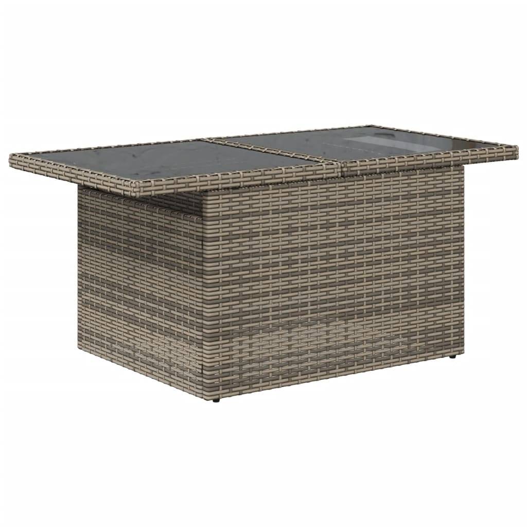 Vidaxl - Salon de jardin 8 pcs avec coussins gris résine tressée vidaXL 3274830 - Image 9