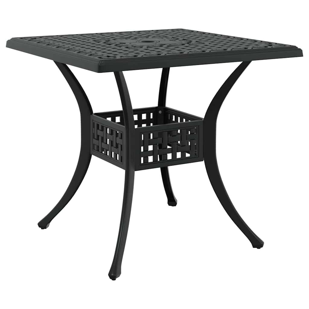 Ensemble de tables de jardin aluminium coulé noir 80 x 80 x 75 cm, Poids :27.42kg - PANGIVO - Image 5