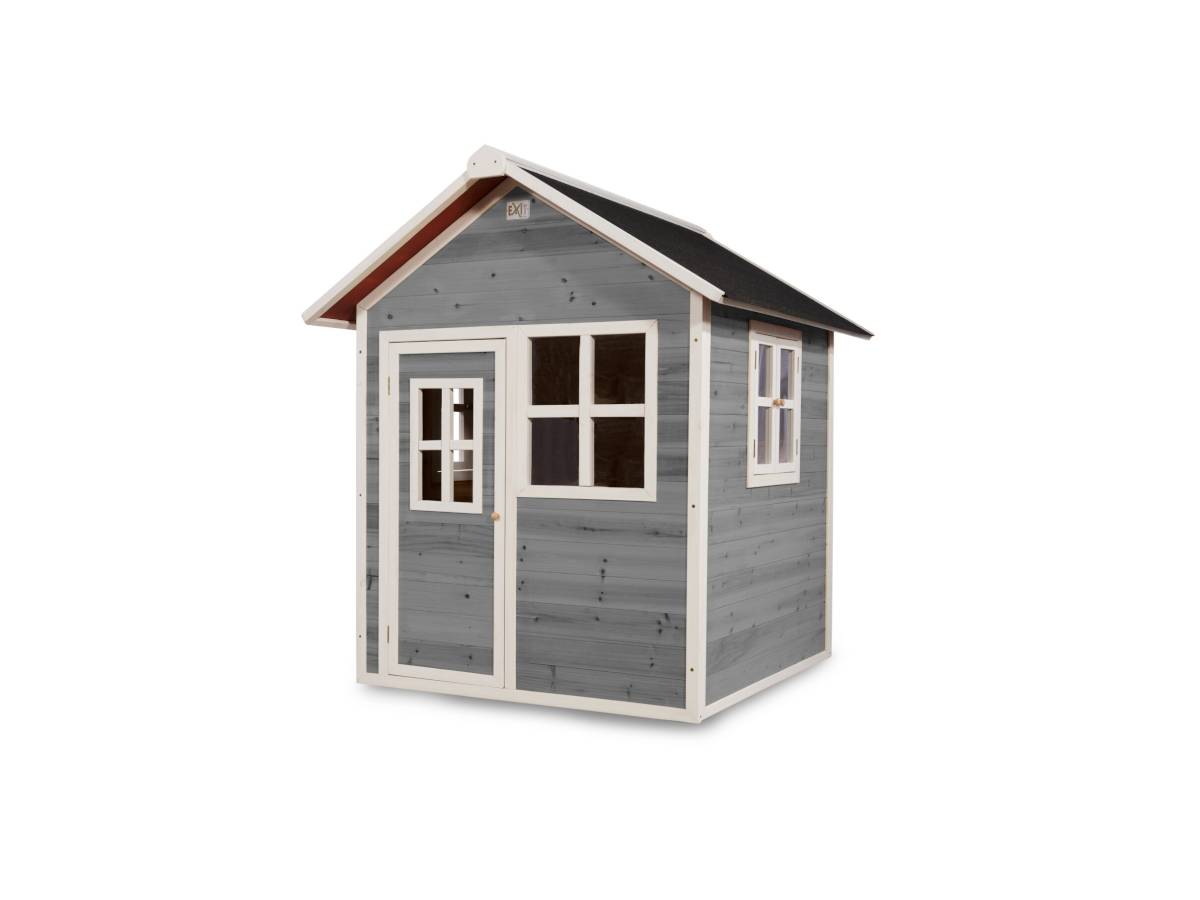 Exit Toys - Maisonnette en bois pour enfants Loft 100 Gris - Exit Toys - Image 1