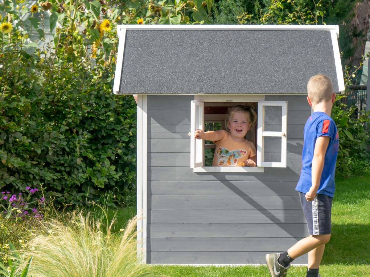 Exit Toys - Maisonnette en bois pour enfants Loft 100 Gris - Exit Toys - Image 4