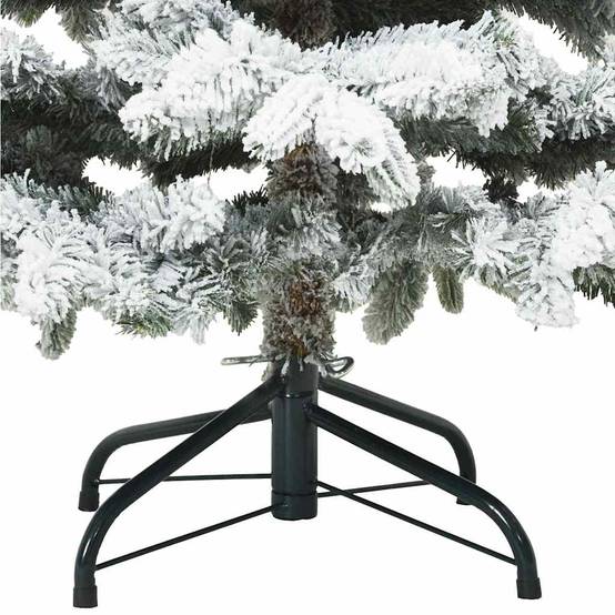 Sapin de Noël Lumineux 150 cm, 150 LED 8 Modes et Pack 61 Boules, Aspect Naturel PE/PVC – ComfortXL Outdoor Living - Image 9
