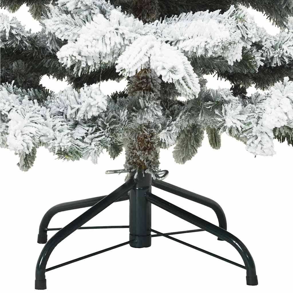 Sapin de Noël Lumineux 150 cm, 150 LED 8 Modes et Pack 61 Boules, Aspect Naturel PE/PVC – ComfortXL Outdoor Living - Image 9
