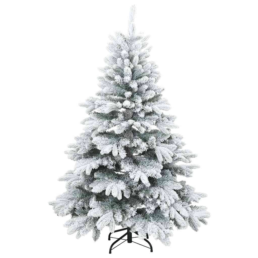 Sapin de Noël Lumineux 150 cm, 150 LED 8 Modes et Pack 61 Boules, Aspect Naturel PE/PVC – ComfortXL Outdoor Living - Image 5