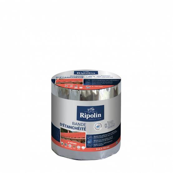 Ripolin - Bande d'étanchéité Adhésive ripolin, 3 m x 10 cm, aluminium - Image 4