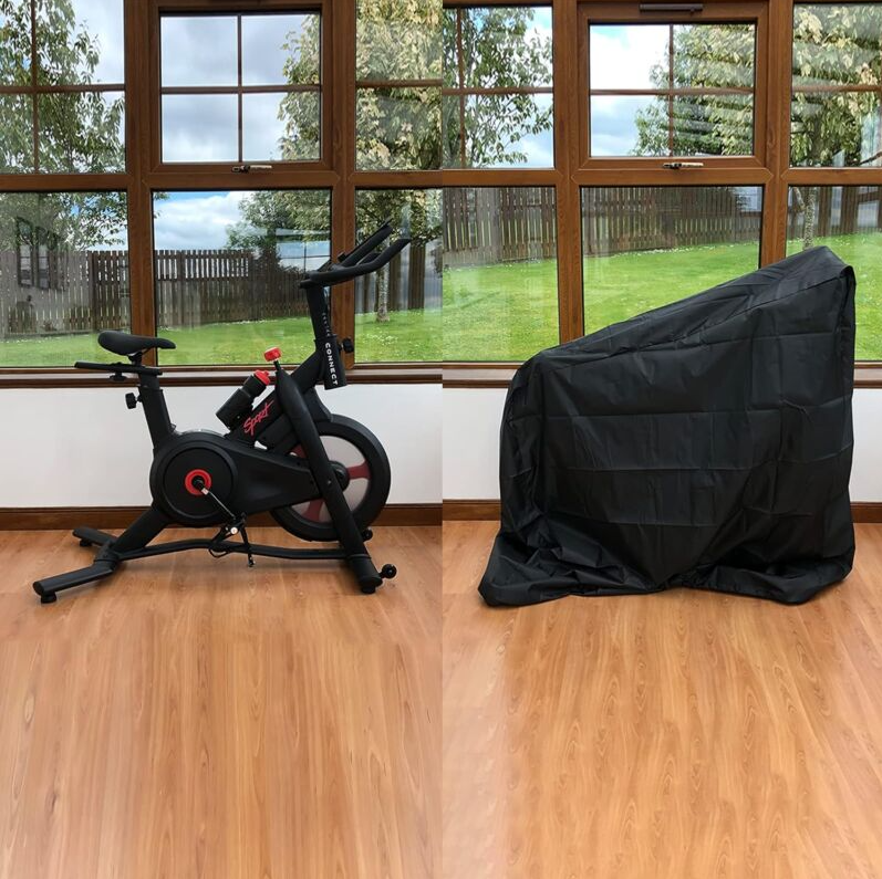 IntiMeg - 1 pc Housse de protection pour vélo d'exercice, housse de protection pour vélo d'intérieur, étanche à l'eau et à la poussière IntiMeg - Image 5