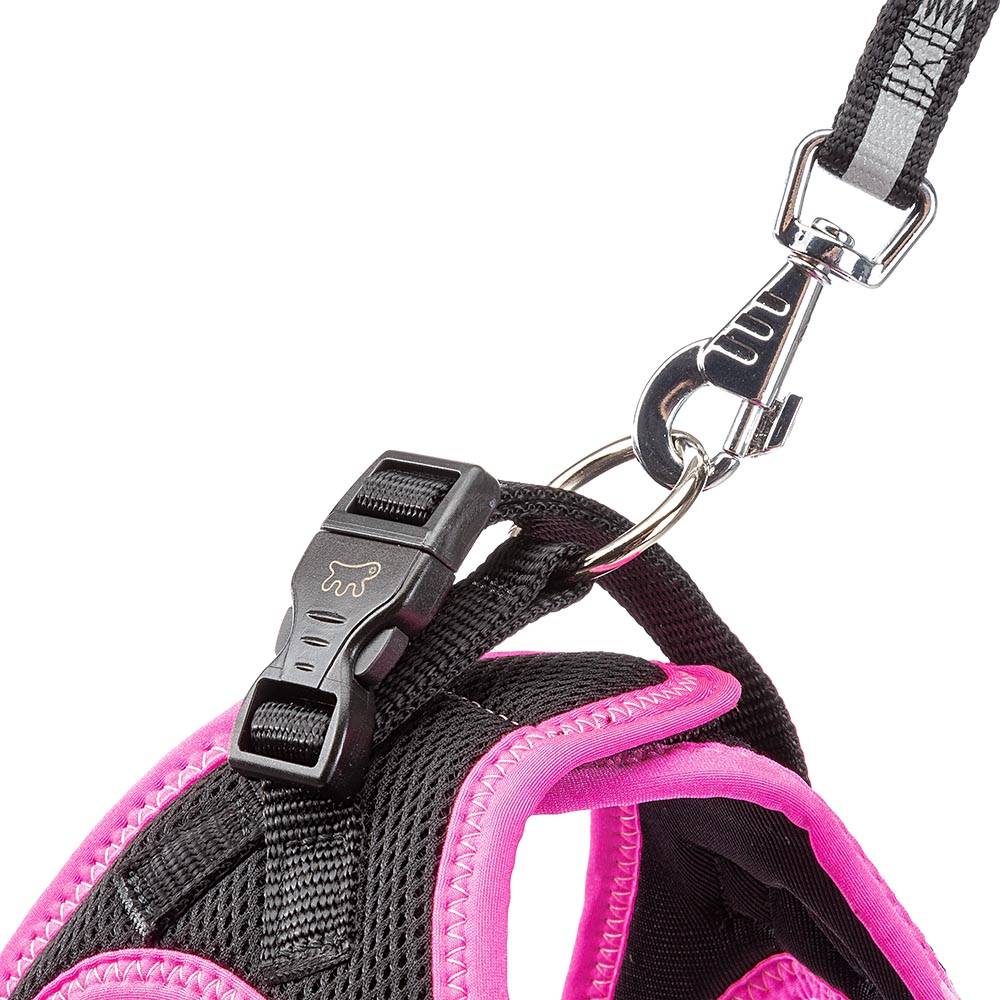 Ferplast - Ferplast Harnais Petit Chien KAORI XXXS, Harnais pour chat respirant, rembourré et réglable, facile à porter, bords réfléchissants, poitrine 24-28 cm. - Image 3