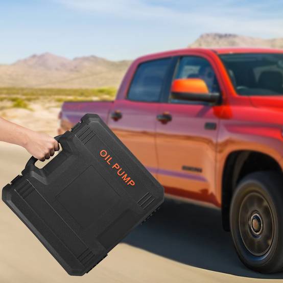 VEVOR Pompe portable 12V CC, haut débit 37.8L/min, buse et tuyaux pour diesel/kérosène. - Image 8