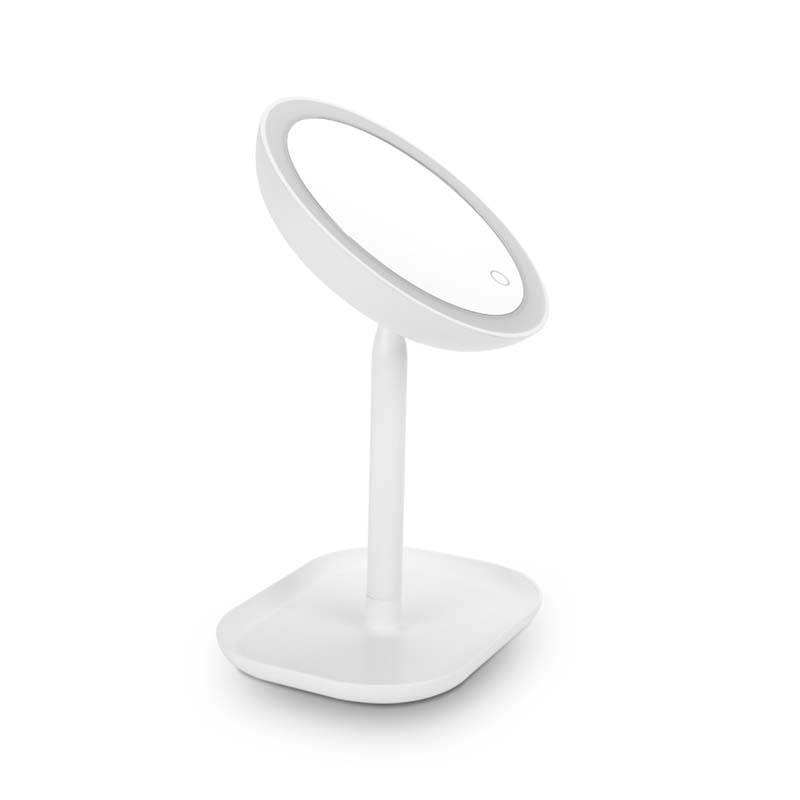 Yoghi - Beauty Stand - Miroir Grossissant Led Tactile - 10x - 16 Cm - Intensité Réglable - Base De Rangement Intégrée - Image 3