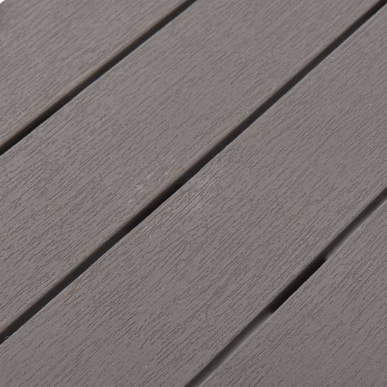 PANGIVO - Lot de 2 bancs de jardin plastique moka 60 x 38.5 x 45 cm - PANGIVO - Image 5