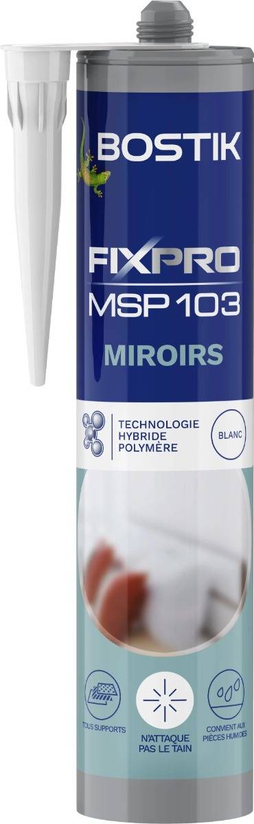 Bostik - Colle Mastic FIXPRO MSP 103 Miroirs 290ml - BOSTIK - 30618384 - Image 1