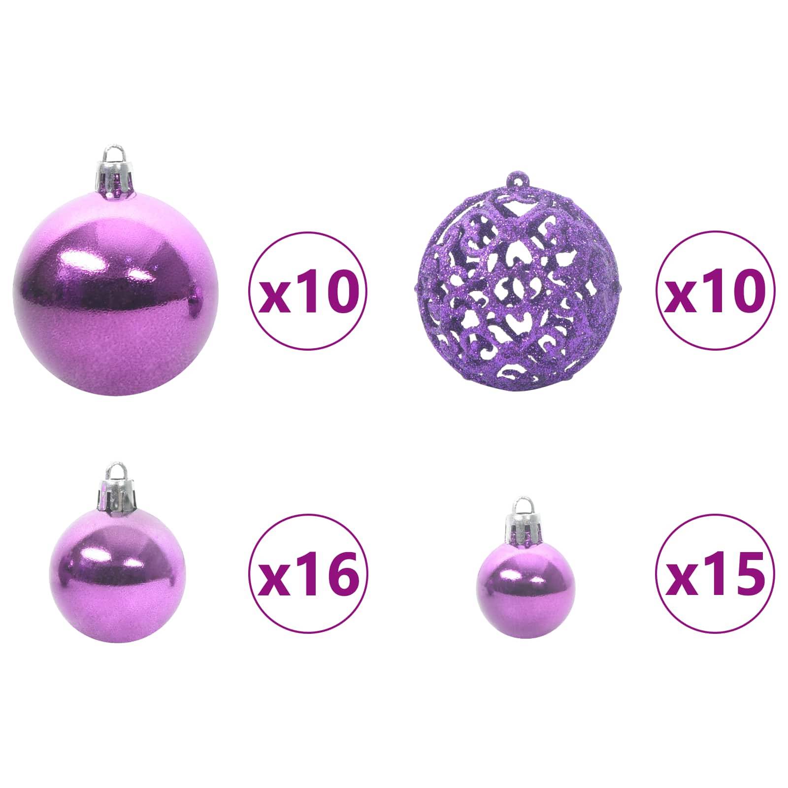 Vidaxl - Sapin de Noël Artificiel à Branches Articulées Blanc 180 cm vidaXL 3426600 - Image 9
