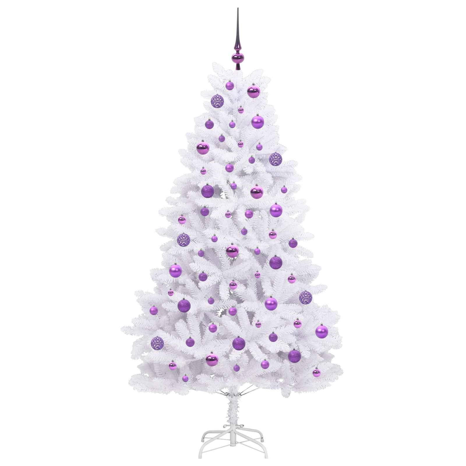 Vidaxl - Sapin de Noël Artificiel à Branches Articulées Blanc 180 cm vidaXL 3426600 - Image 5