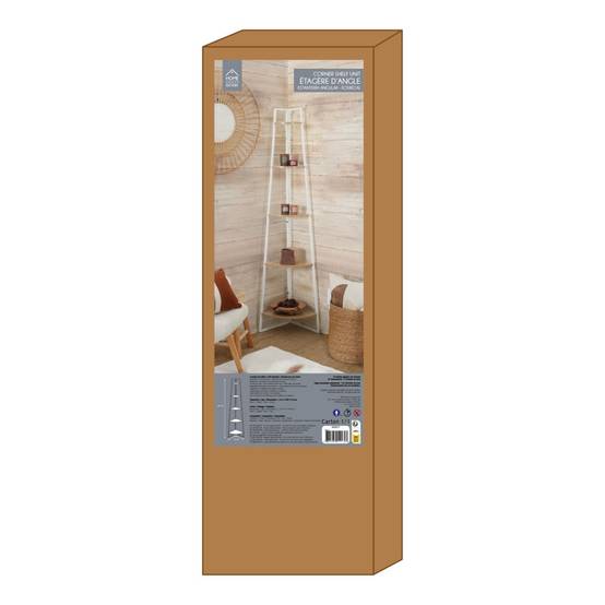 The Home Deco Factory - Etagère d'angle 5 niveaux en bois et métal - Image 7