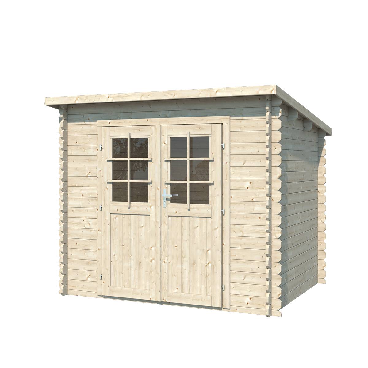 Eden Partenaire Jardin - Abri de jardin en bois mono pente de 3.91m² - Image 1