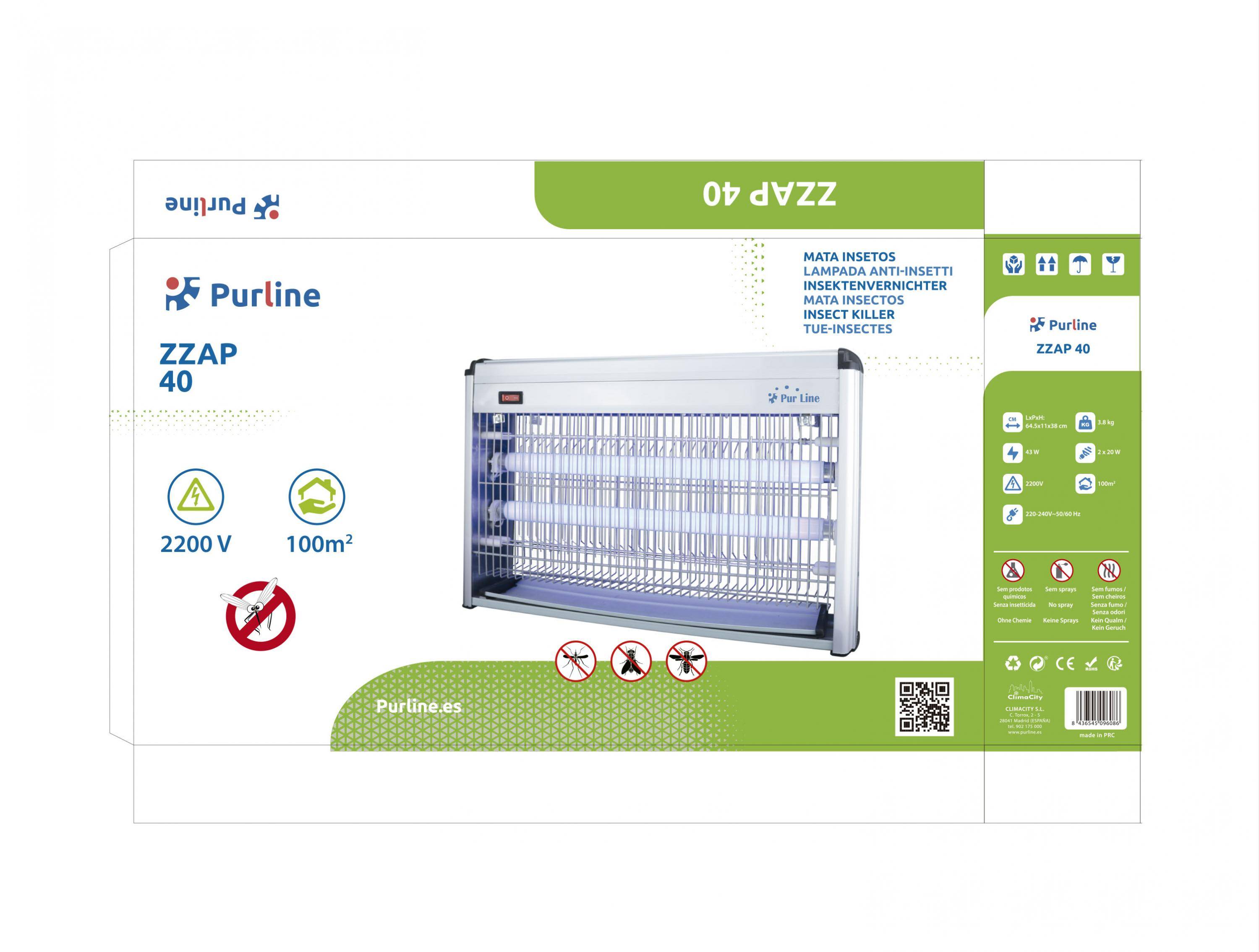 Purline - Tue Insectes Électrique 43W avec lumière ultraviolette - Purline - Image 6