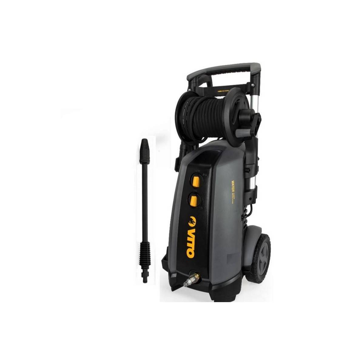 Nettoyeur Haute pression Professionnel 180 bars 3000W Moteur induction Tuyau 8 m Lance turbo Réservoir détergent WR4 VITO - Image 1
