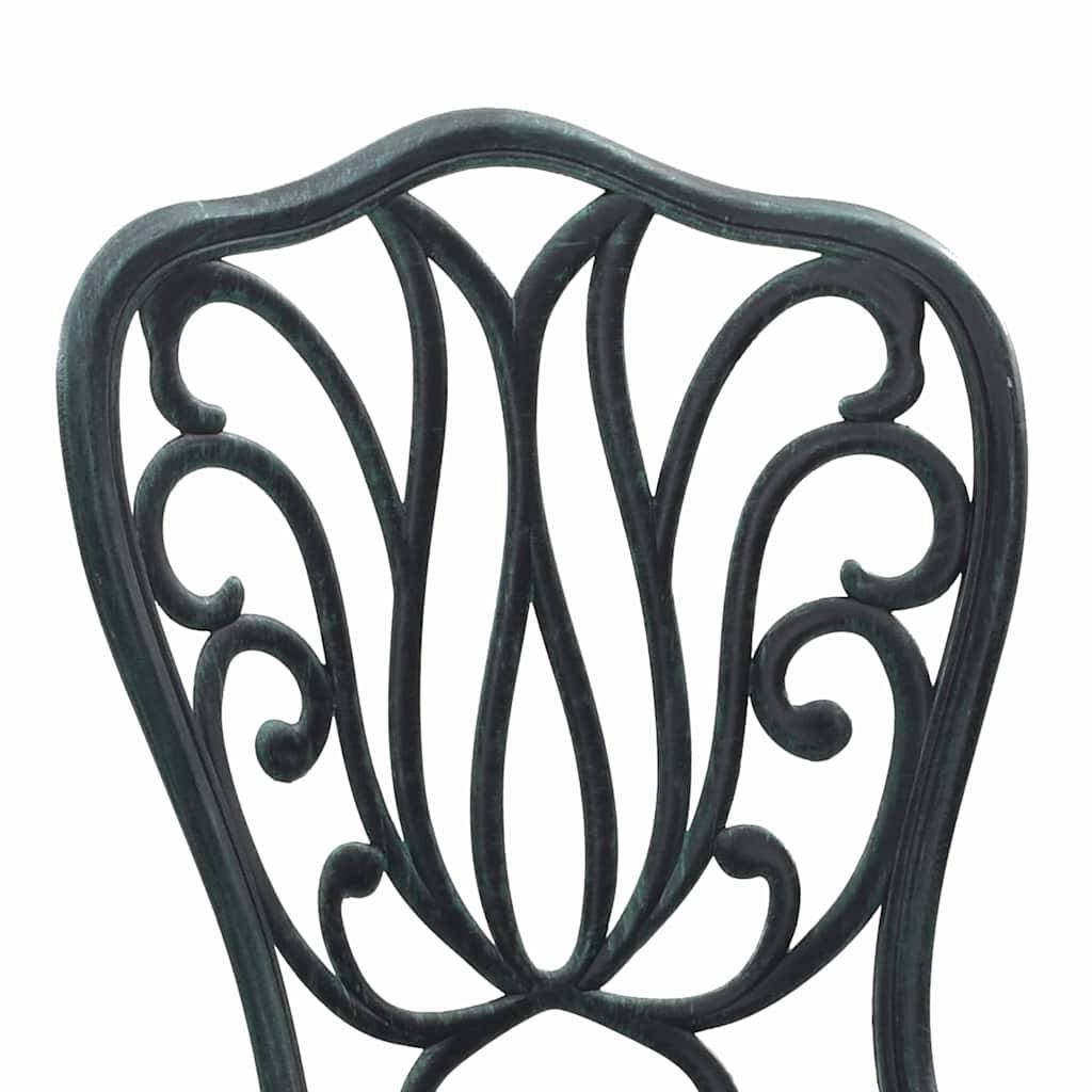 Vidaxl - Ensemble bistro de jardin 3 pcs-Salons de jardin Vert Aluminium 451925 - Image 9