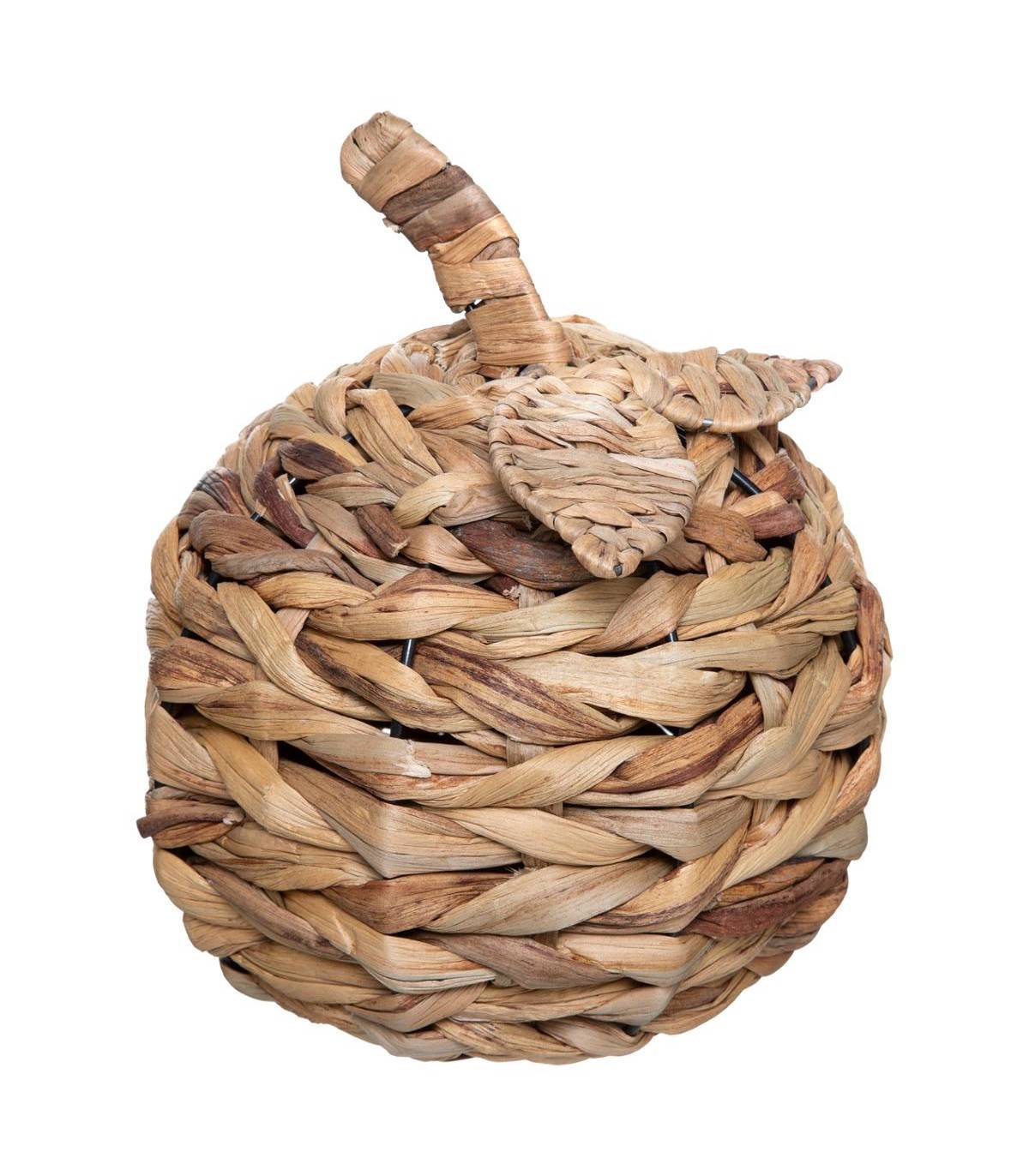 Pomme décorative en osier D 19 cm - Image 1