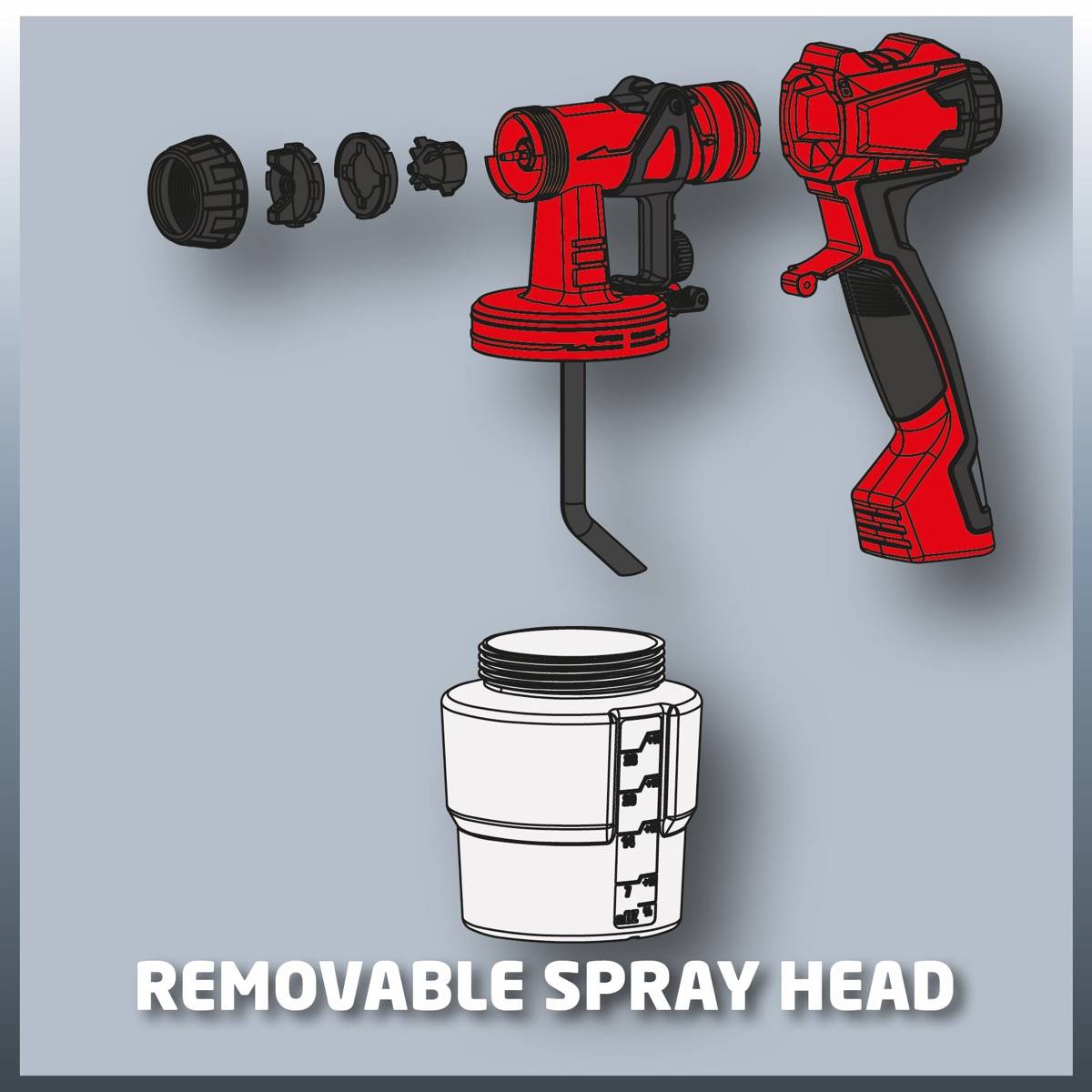 Einhell - Pistolet à peinture électrique (pulvérisateur) TC-SY 700 S Einhell - Image 9
