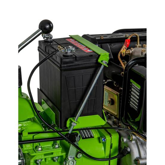 Motoculteur thermique diesel 12CV 4T Transmission directe Fraises et Butteur double VITO - Image 9