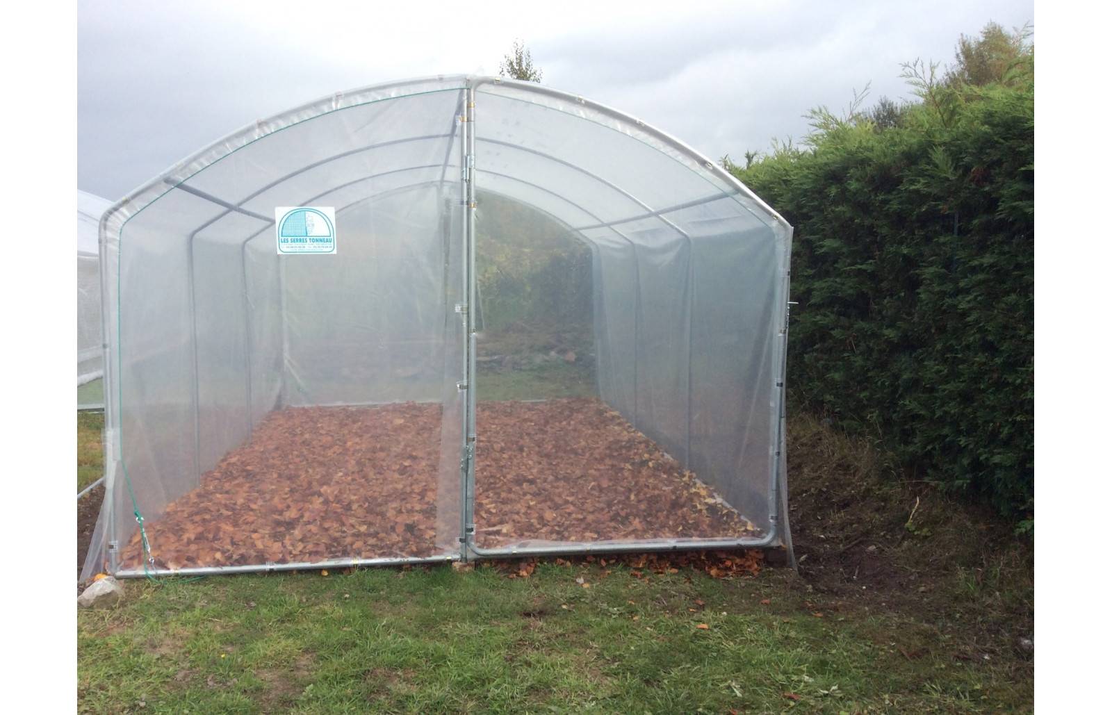 Serre tunnel de jardin - 22,5m² -  3 x 7,5 m - pieds droits - haute résistance à petit prix - LES SERRES TONNEAU - Image 10