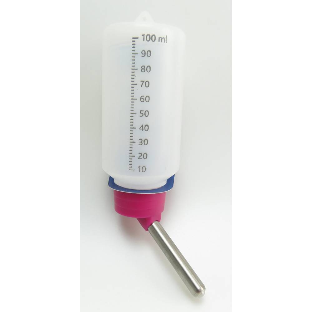 Biberon de 100 ml en plastique pour Hamsters, gerbilles coloris aléatoires - Image 1