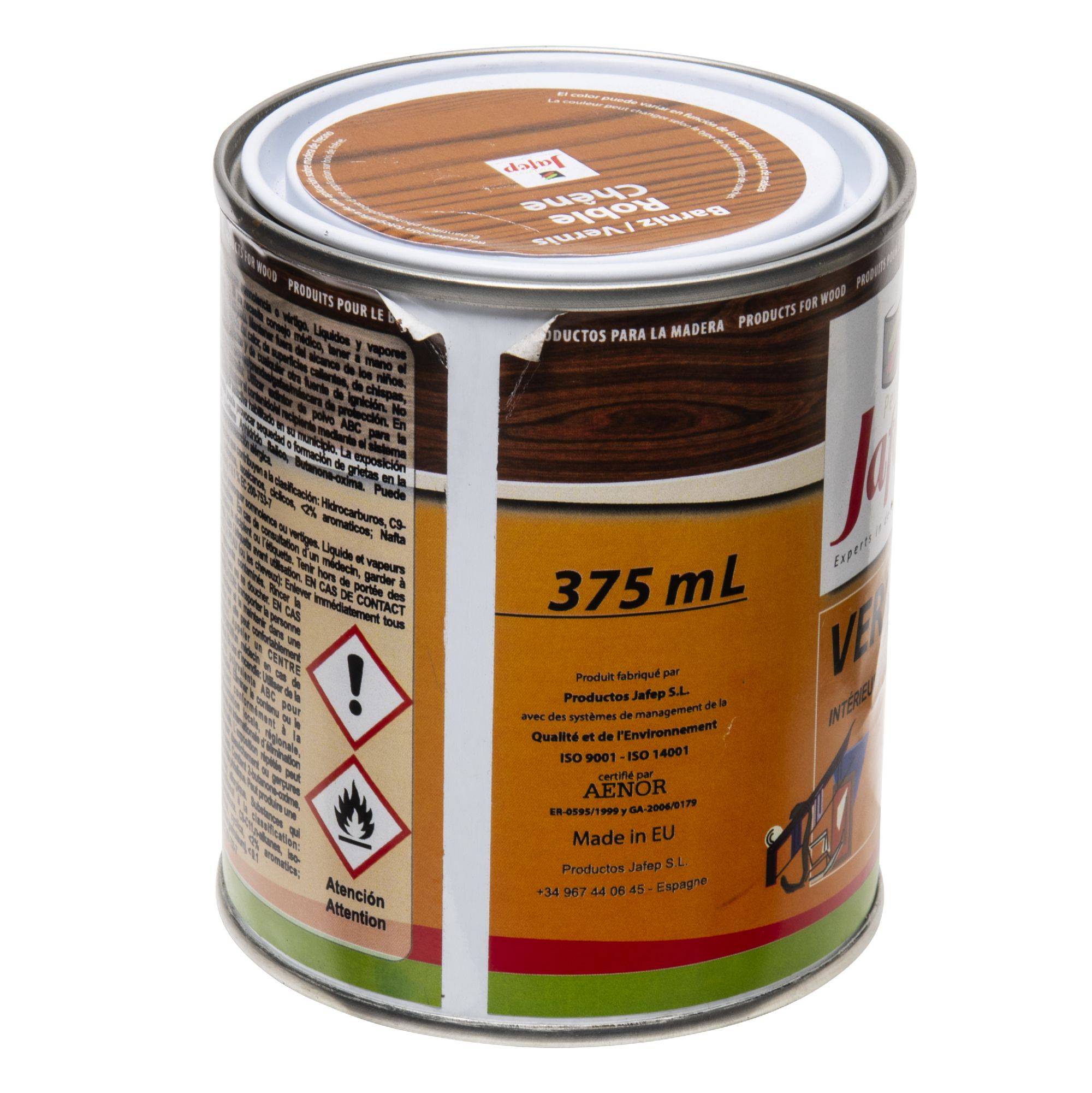 Vernis synthétique chêne brillant 375ml - Image 4