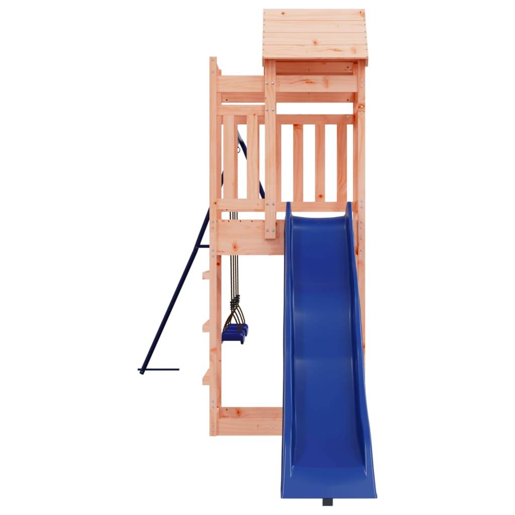 Helloshop26 - Aire de jeux d'extérieur balançoires toboggan portiques robuste jeux jardin 492 x 185 x 238 cm bois massif de douglas - Image 5