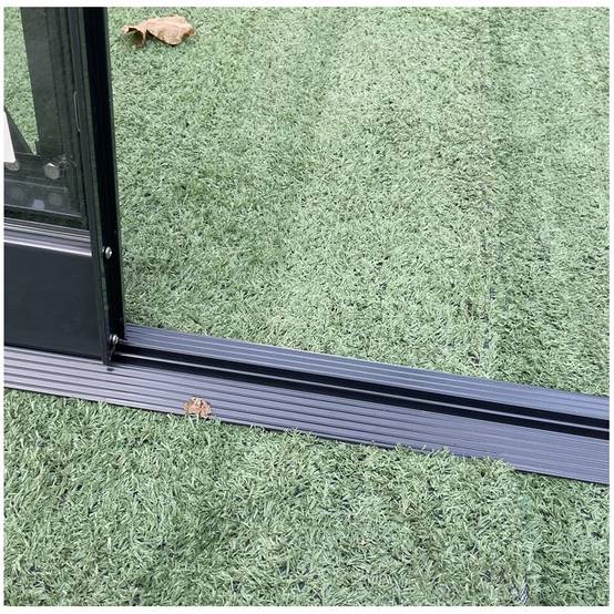 Serre de jardin 11,04 m² aluminium anthracite verre trempé 4mm Green Protect Prima avec embase - Image 6